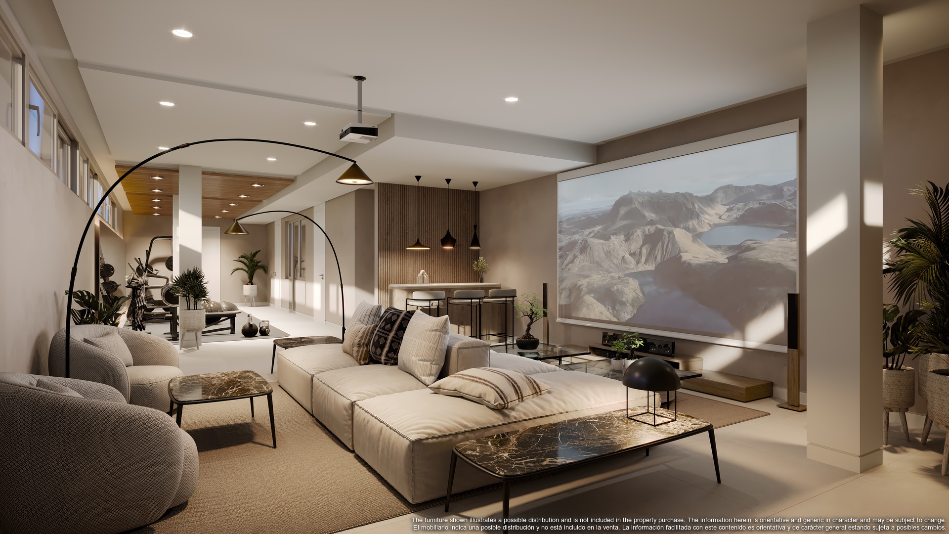 Mimosas_351.Apartment-Villa-Garden.-Leisure-Area-CinemaGym-Camera-1.render